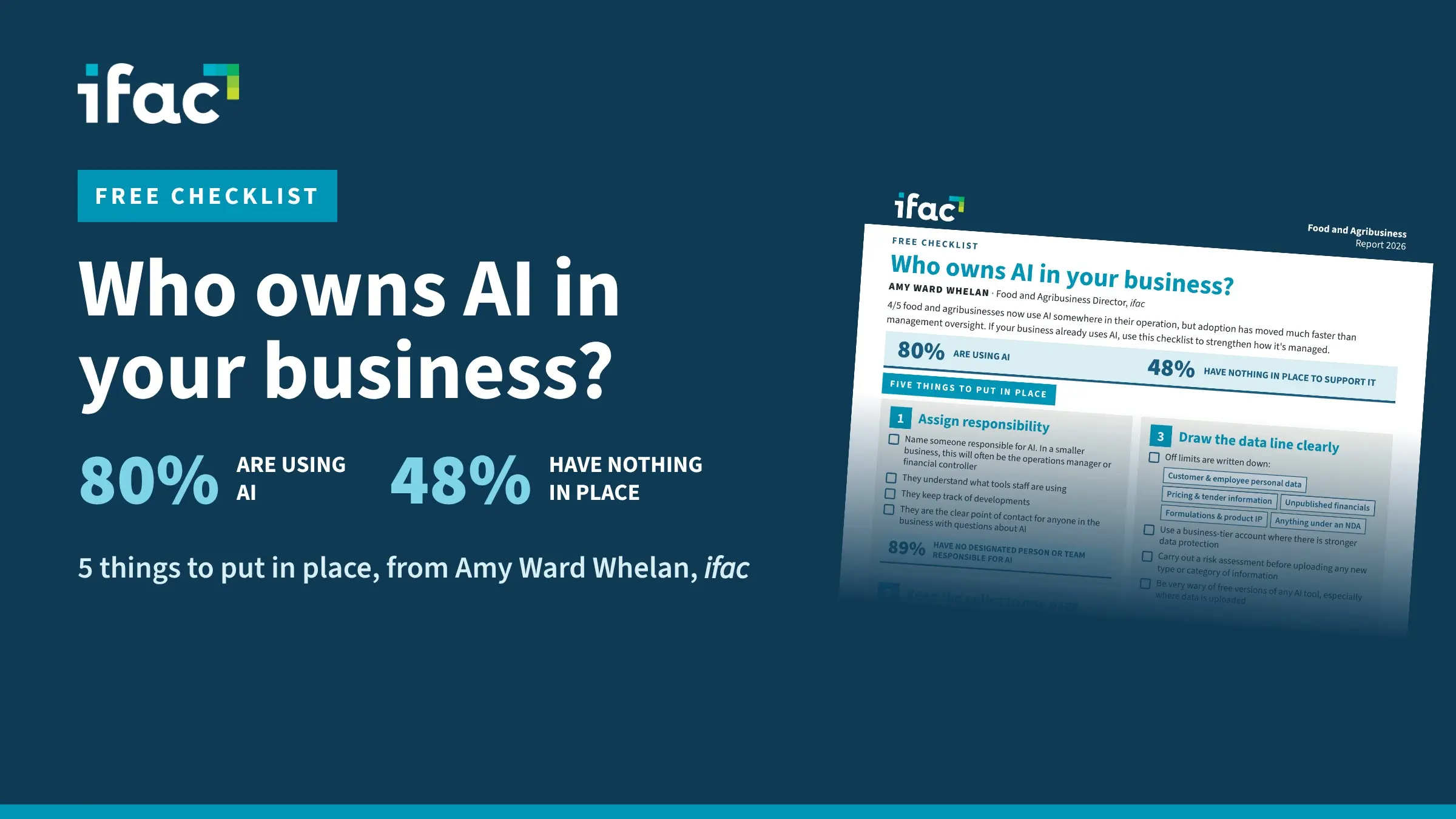 5 step checklist to manage AI in your business