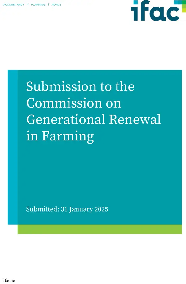 Submission to the Commission on Generational Renewal in Farming